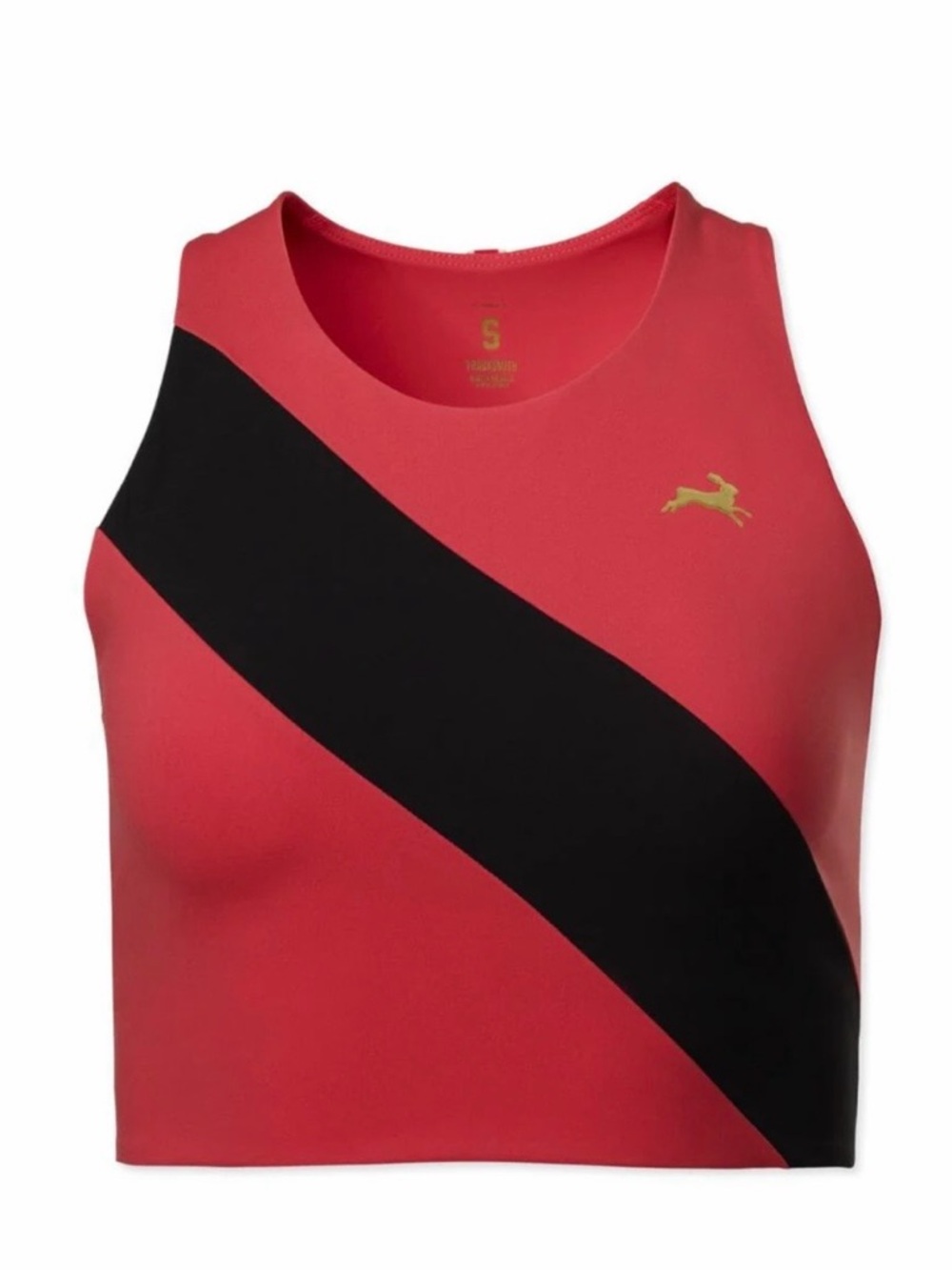 Tracksmith Bell Lap Top/Bra ~small~deep rose/black